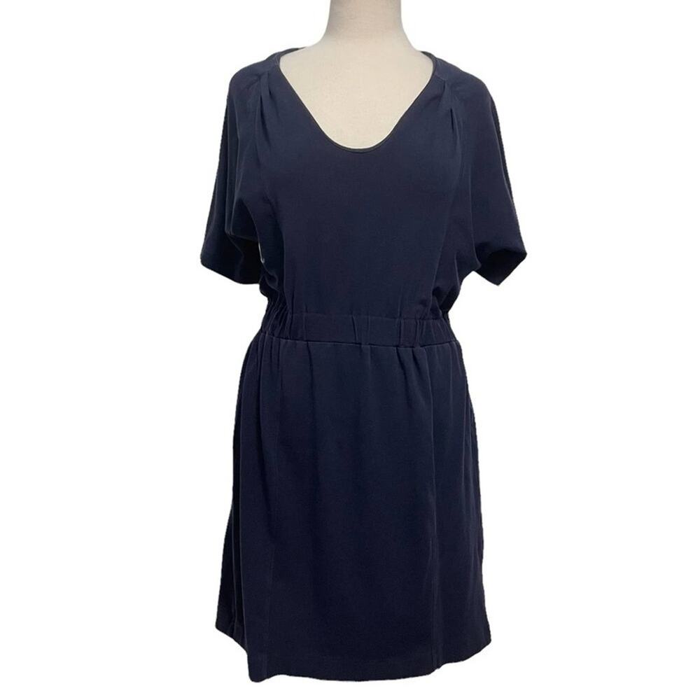 J. Crew Factory Blue Knit Dress Size Medium